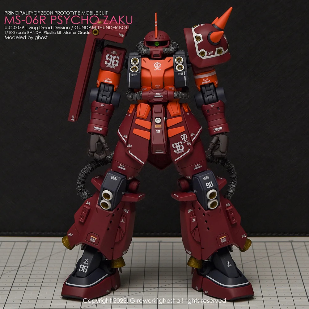 G-rework Decal MG #194 Zaku High Mobility Type "Psycho Zaku" Ver.Ka