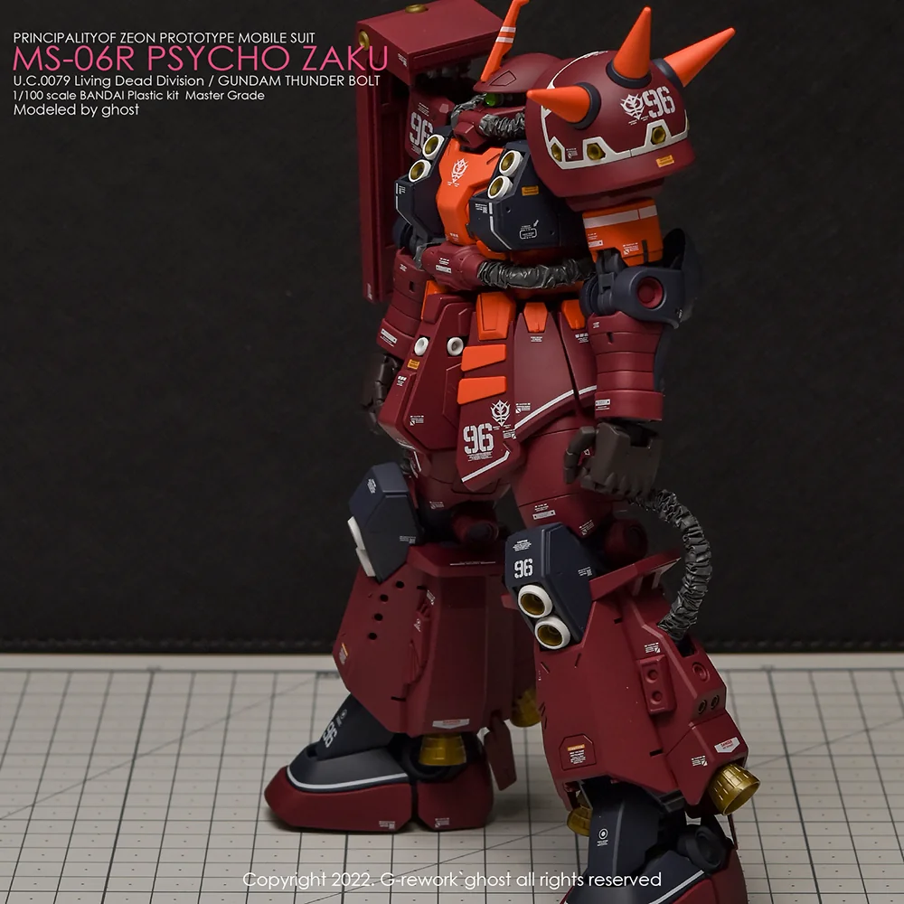 G-rework Decal MG #194 Zaku High Mobility Type "Psycho Zaku" Ver.Ka