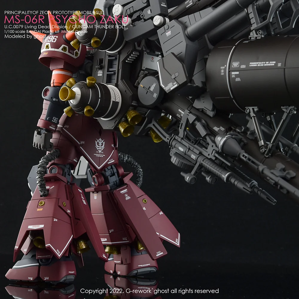 G-rework Decal MG #194 Zaku High Mobility Type "Psycho Zaku" Ver.Ka