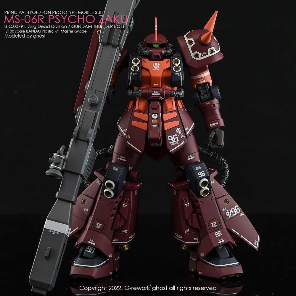 G-rework Decal MG #194 Zaku High Mobility Type "Psycho Zaku" Ver.Ka