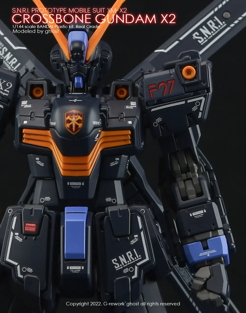 G-rework Decal RG PB Crossbone Gundam X2