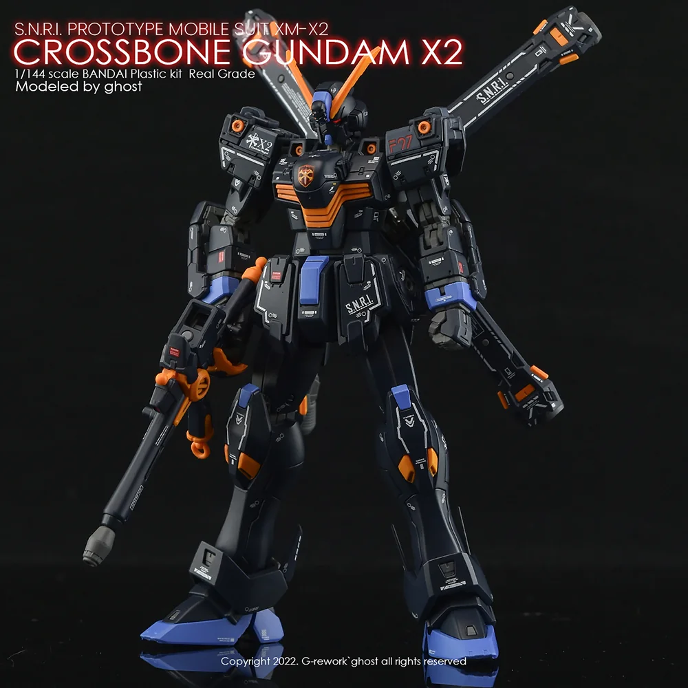 G-rework Decal RG PB Crossbone Gundam X2