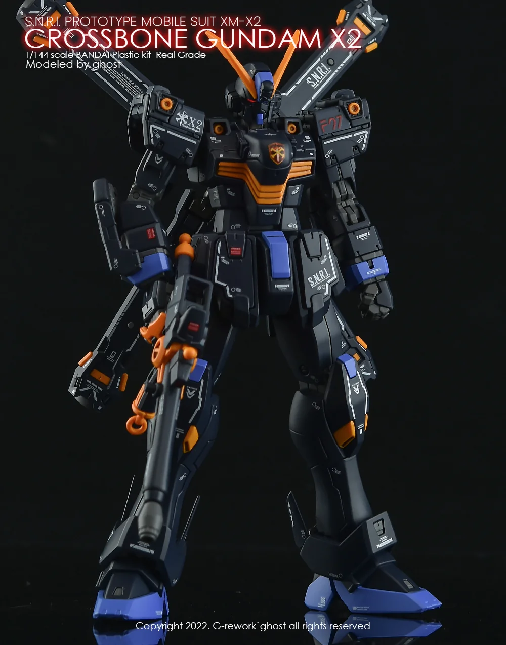 G-rework Decal RG PB Crossbone Gundam X2