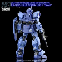 G-rework Decal HGUC #207 Blue Destiny Unit 1 "EXAM" - Image 2