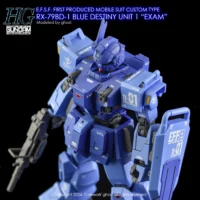 G-rework Decal HGUC #207 Blue Destiny Unit 1 "EXAM" - Image 7