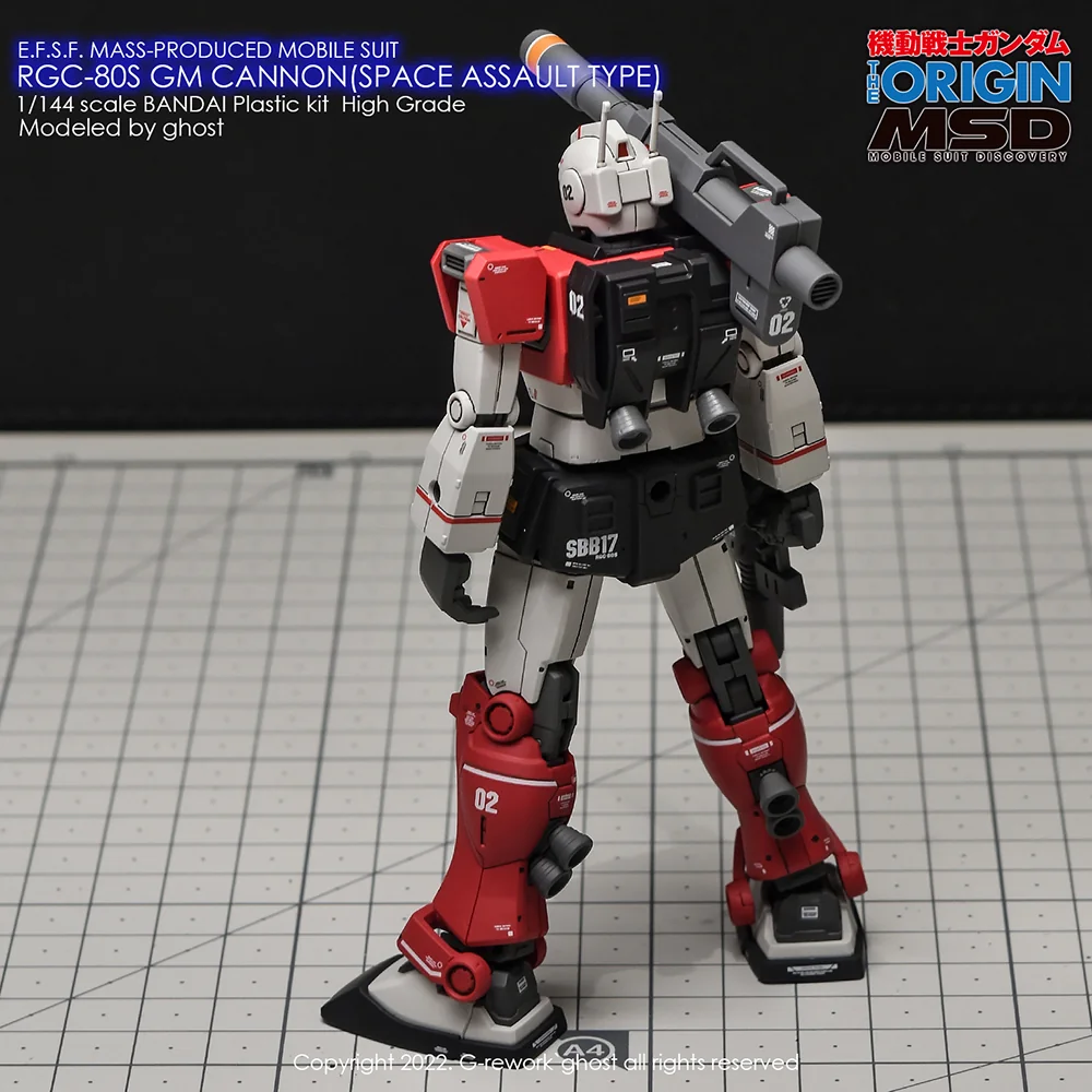 G-rework Decal HGGTO PB GM Cannon (Space Assault Type)