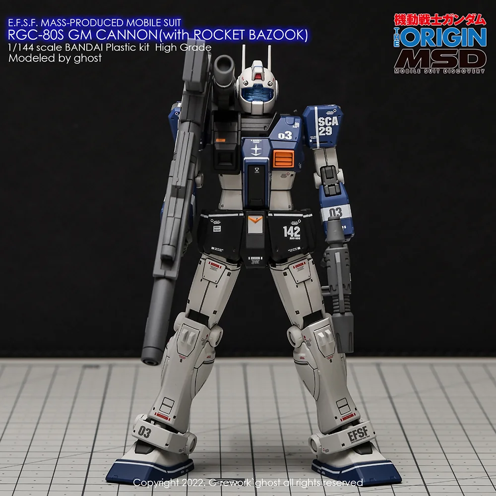 G-rework Decal HGGTO PB GM Cannon (with rocket bazooka)
