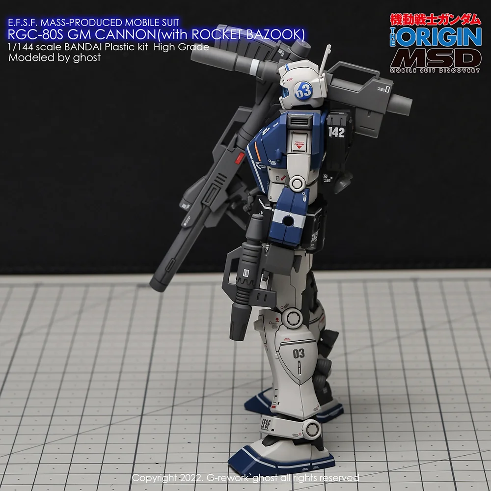 G-rework Decal HGGTO PB GM Cannon (with rocket bazooka)