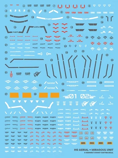 G-rework Decal HGTWFM #03 Aerial + PB Mirasoul Flight Unit