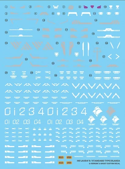 G-rework Decal HGTWFM #05 Dilanza Standard Type / Lauda's Dilanza
