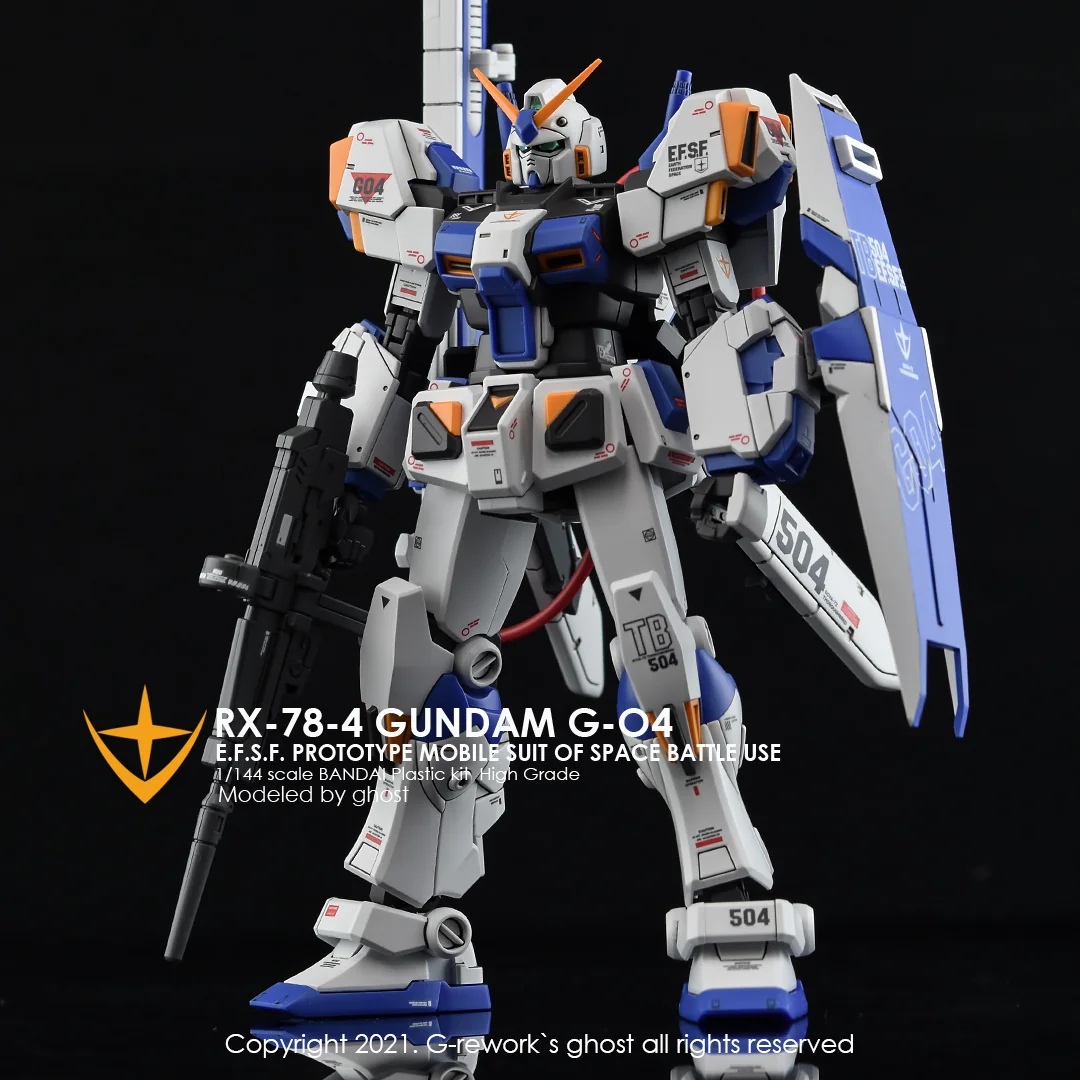 G-rework Decal HGUC PB Gundam Unit 4 - Image 1