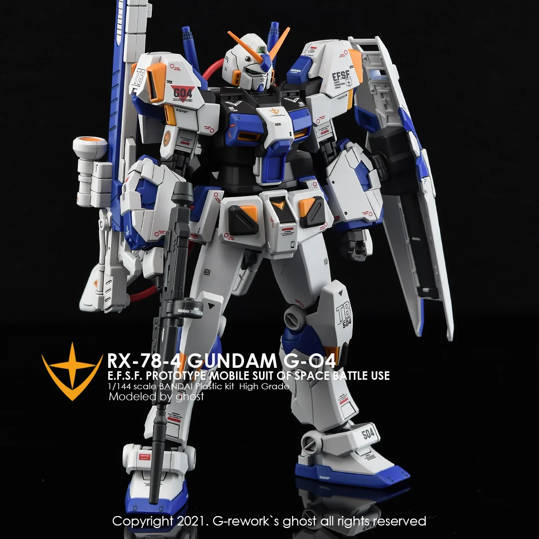 G-rework Decal HGUC PB Gundam Unit 4 - Image 2