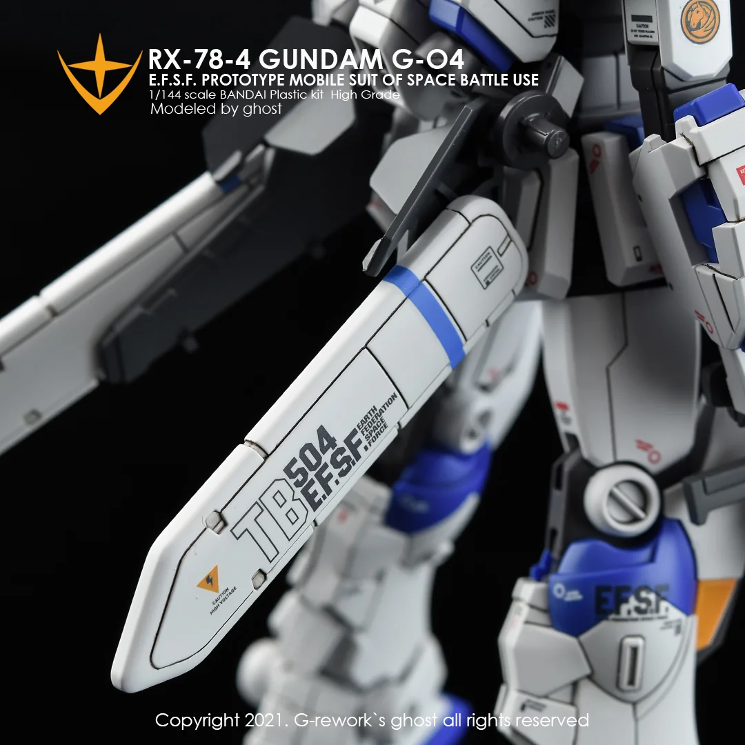 G-rework Decal HGUC PB Gundam Unit 4 - Image 9