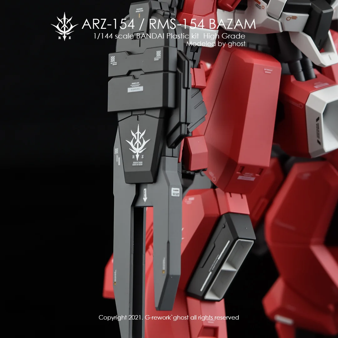 G-rework Decal HGUC PB Barzam Re-Zeon Captured (A.O.Z. RE-BOOT ver.) - Image 10