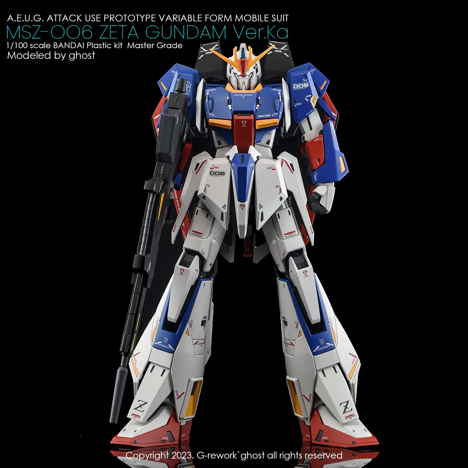 G-rework Decal MG #221 Zeta Gundam Ver.Ka - Image 1