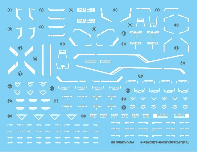 G-rework Decal HGTWFM #24 Gundvolva