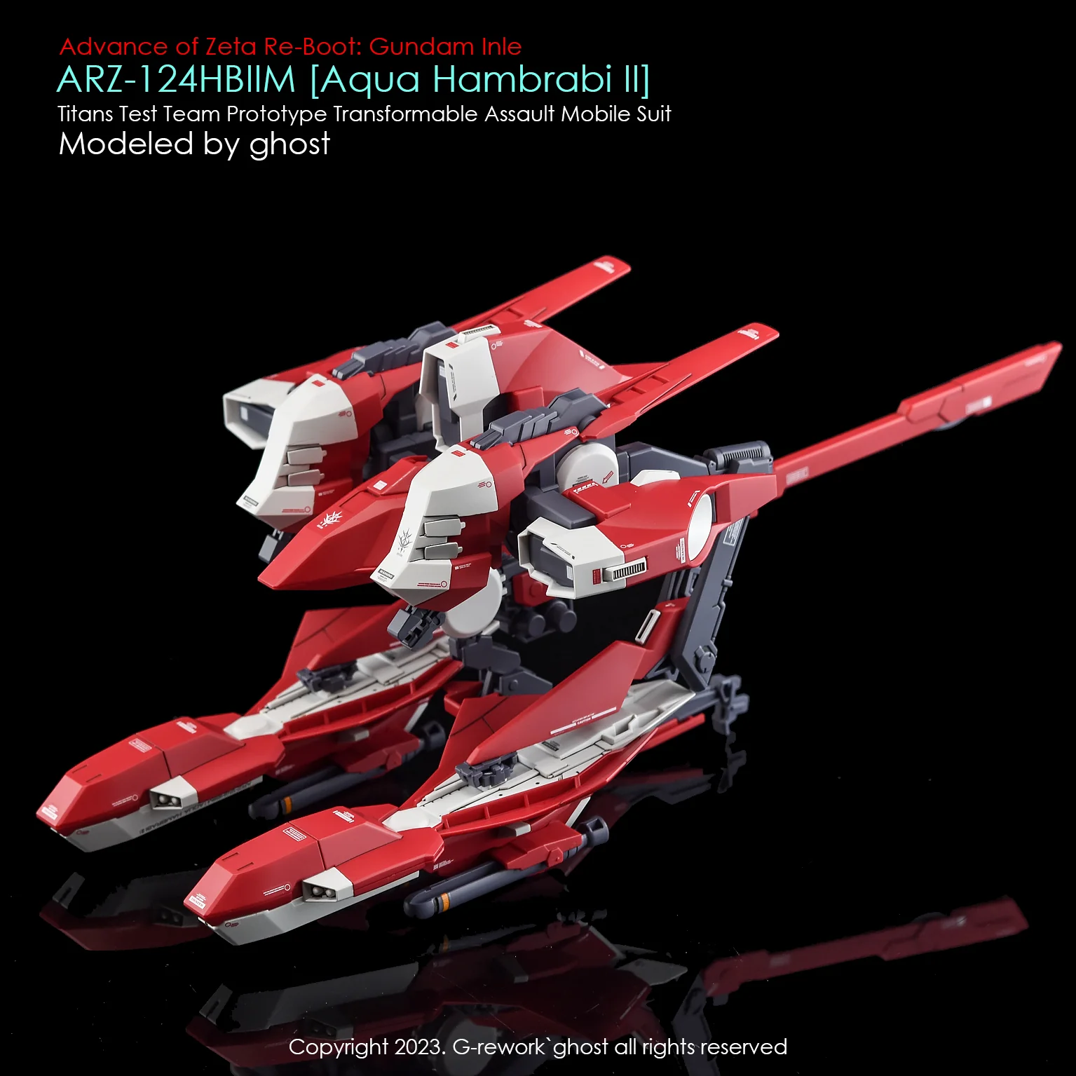 G-rework Decal HGUC PB Aqua-Hambrabi II (AOZ RE-BOOT ver.) - Image 1