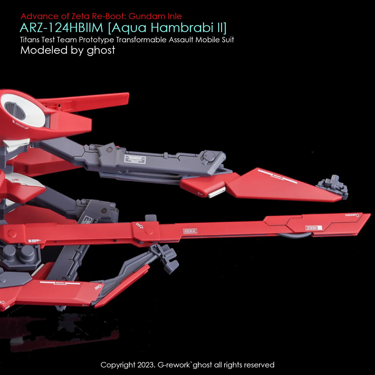 G-rework Decal HGUC PB Aqua-Hambrabi II (AOZ RE-BOOT ver.) - Image 8