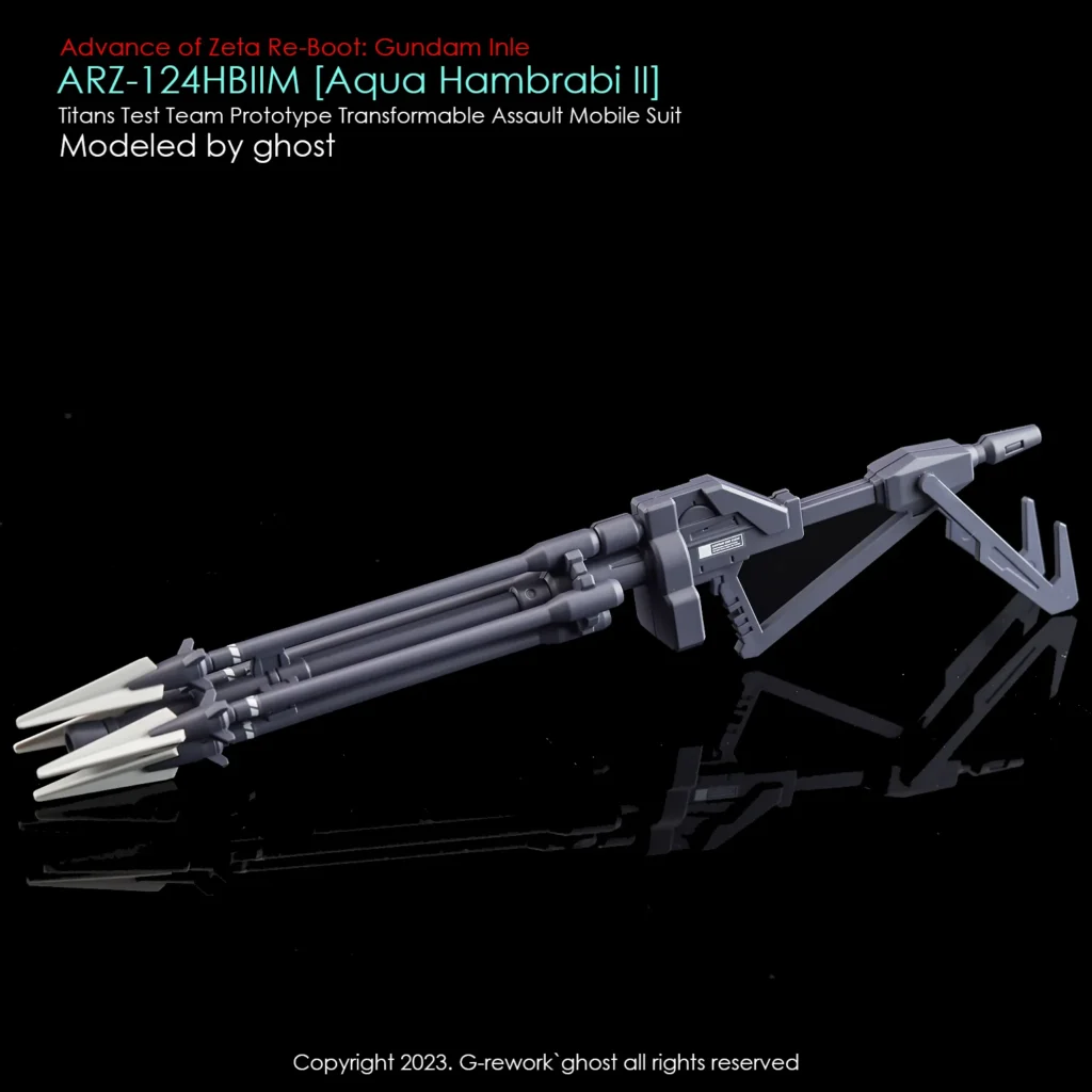 G-rework Decal HGUC PB Aqua-Hambrabi II (AOZ RE-BOOT ver.)