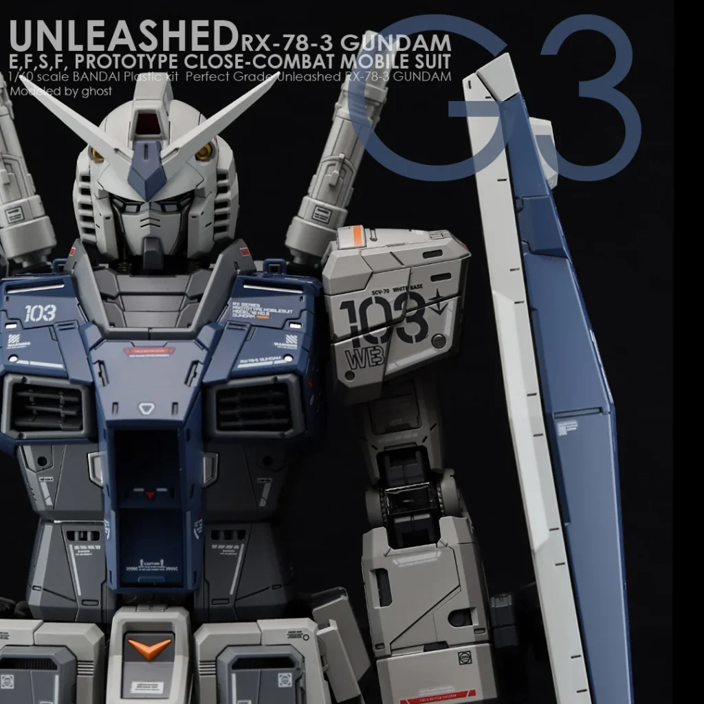 G-rework Decal PGU RX-78-3 G3 Gundam