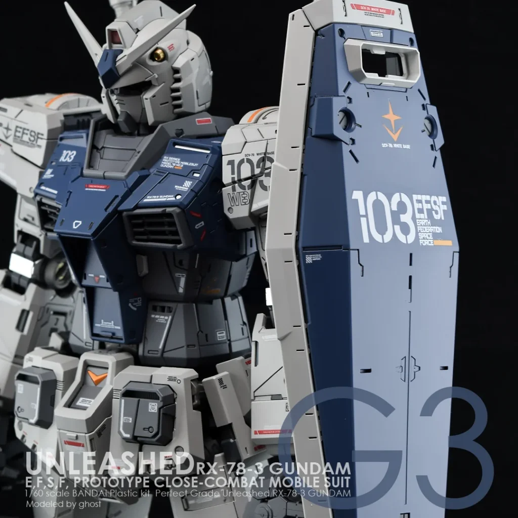 G-rework Decal PGU RX-78-3 G3 Gundam