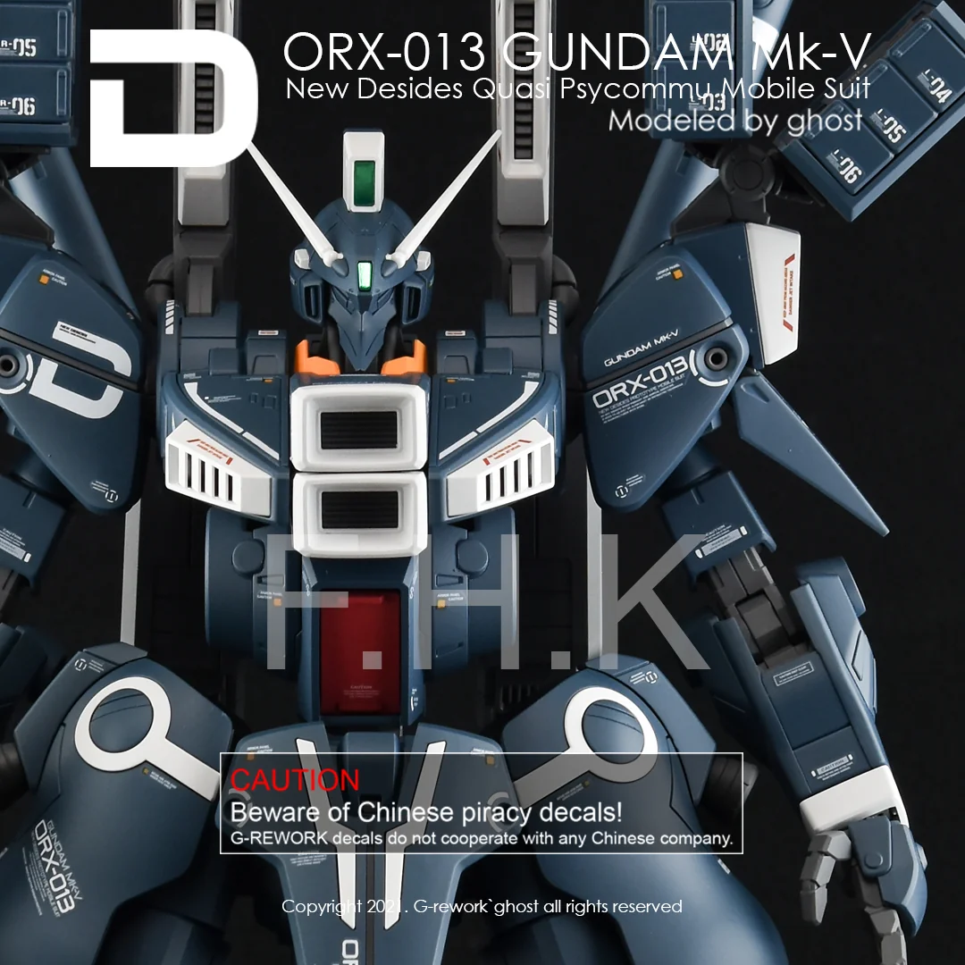 G-rework Decal MG PB Gundam MK-V - Image 1