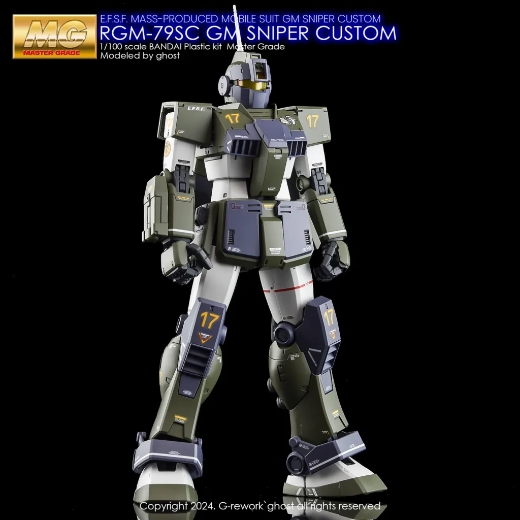 G-rework Decal MG PB GM Sniper Custom (Tennes A. Jung's Custom)