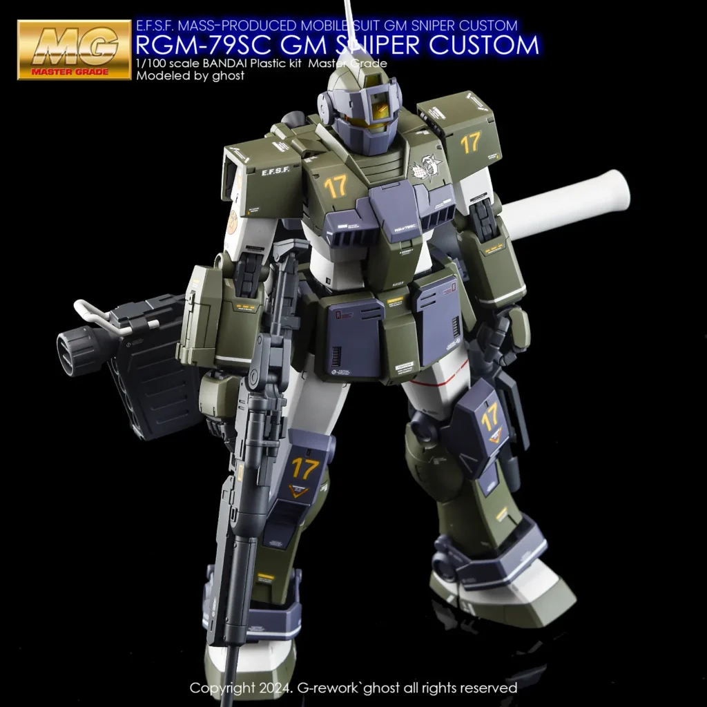 G-rework Decal MG PB GM Sniper Custom (Tennes A. Jung's Custom)