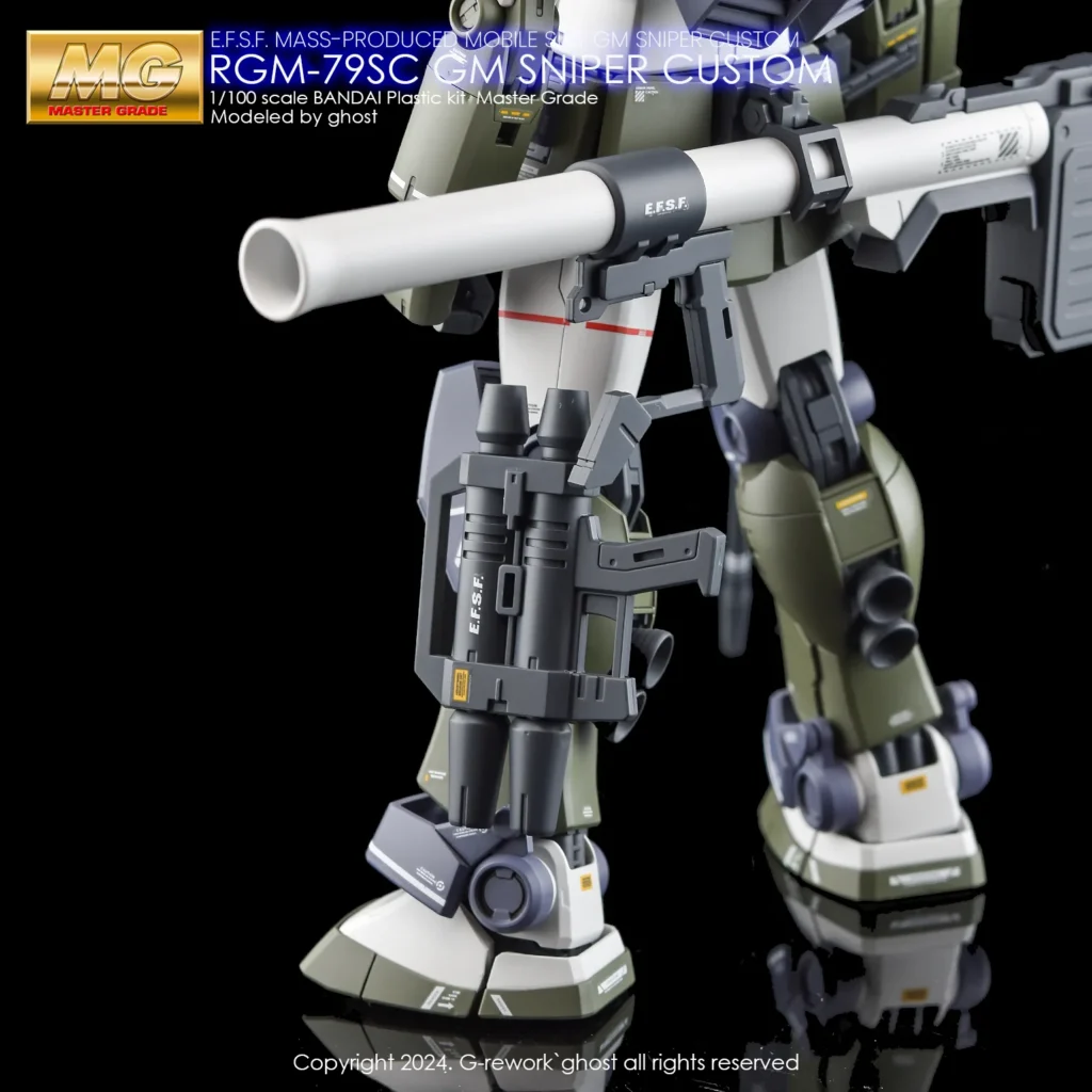 G-rework Decal MG PB GM Sniper Custom (Tennes A. Jung's Custom)