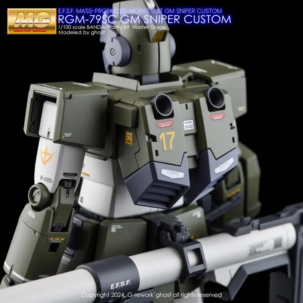 G-rework Decal MG PB GM Sniper Custom (Tennes A. Jung's Custom)