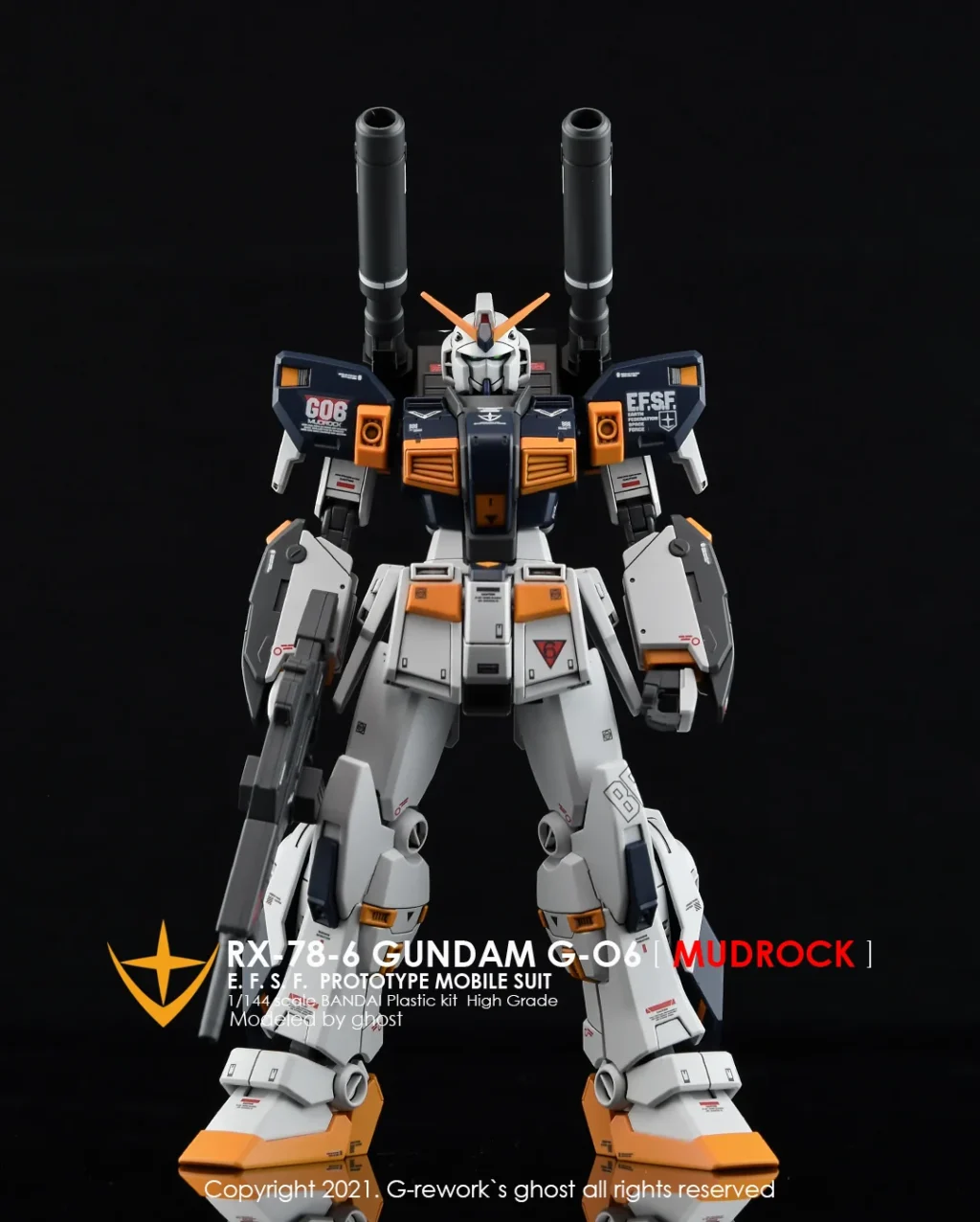 G-rework Decal HGUC PB Gundam Unit 6 (Mudrock)