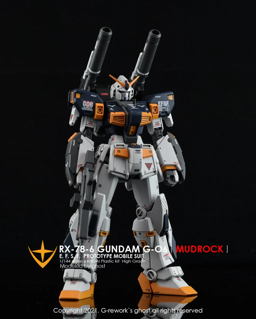 G-rework Decal HGUC PB Gundam Unit 6 (Mudrock)