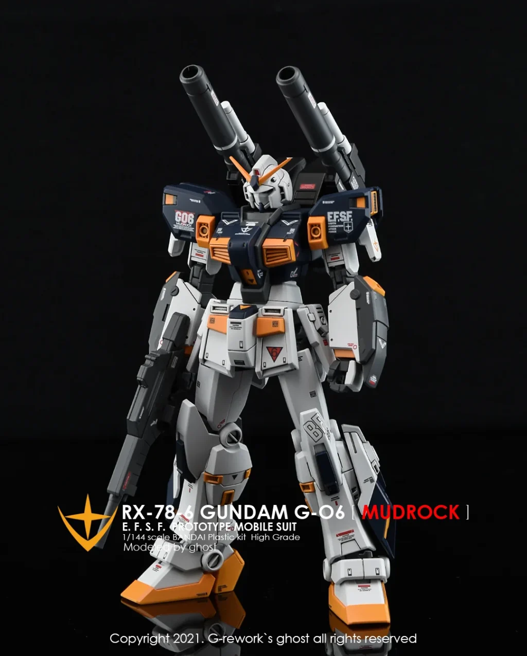 G-rework Decal HGUC PB Gundam Unit 6 (Mudrock)