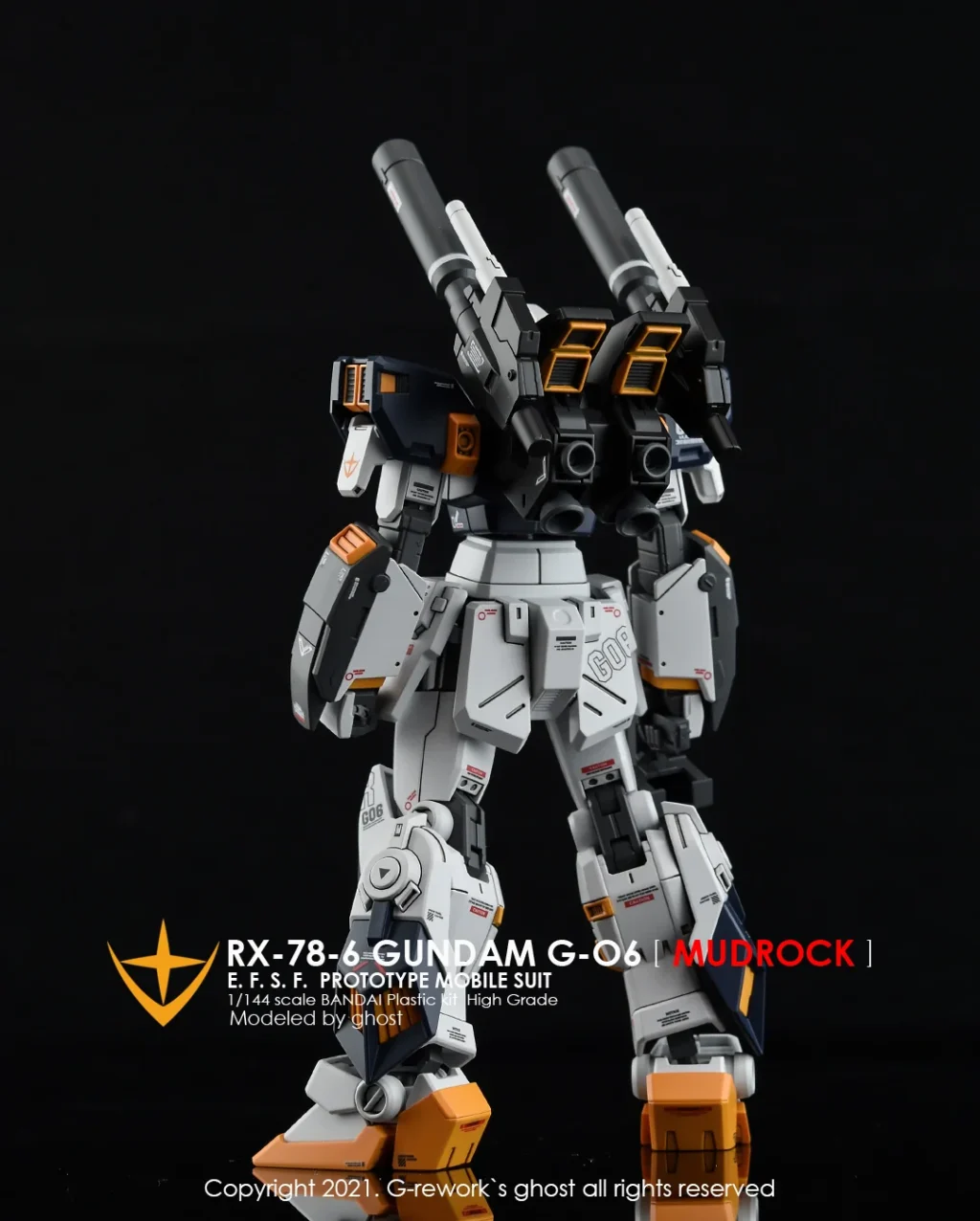 G-rework Decal HGUC PB Gundam Unit 6 (Mudrock)