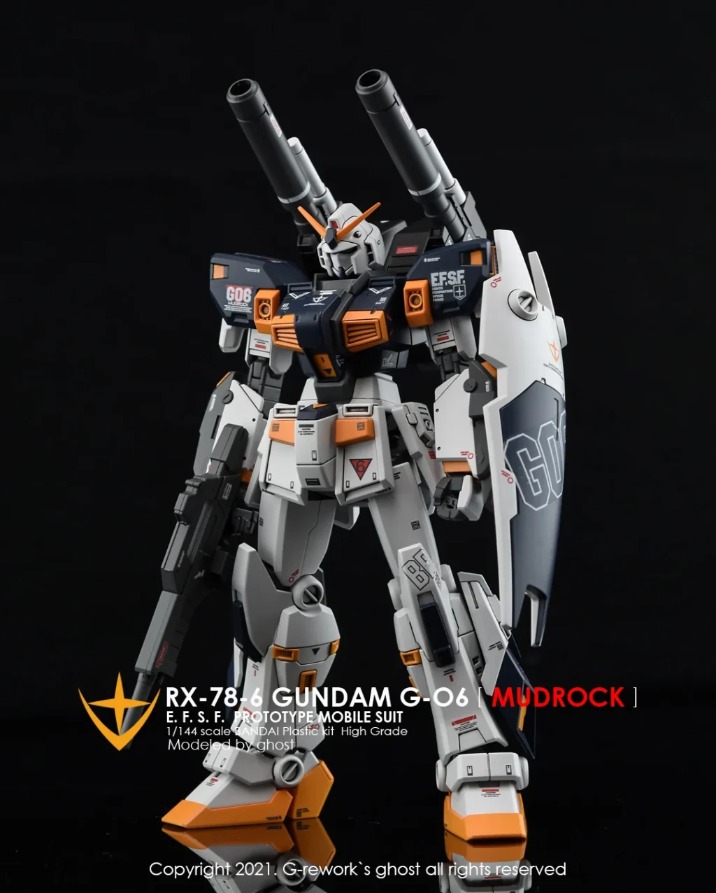 G-rework Decal HGUC PB Gundam Unit 6 (Mudrock)