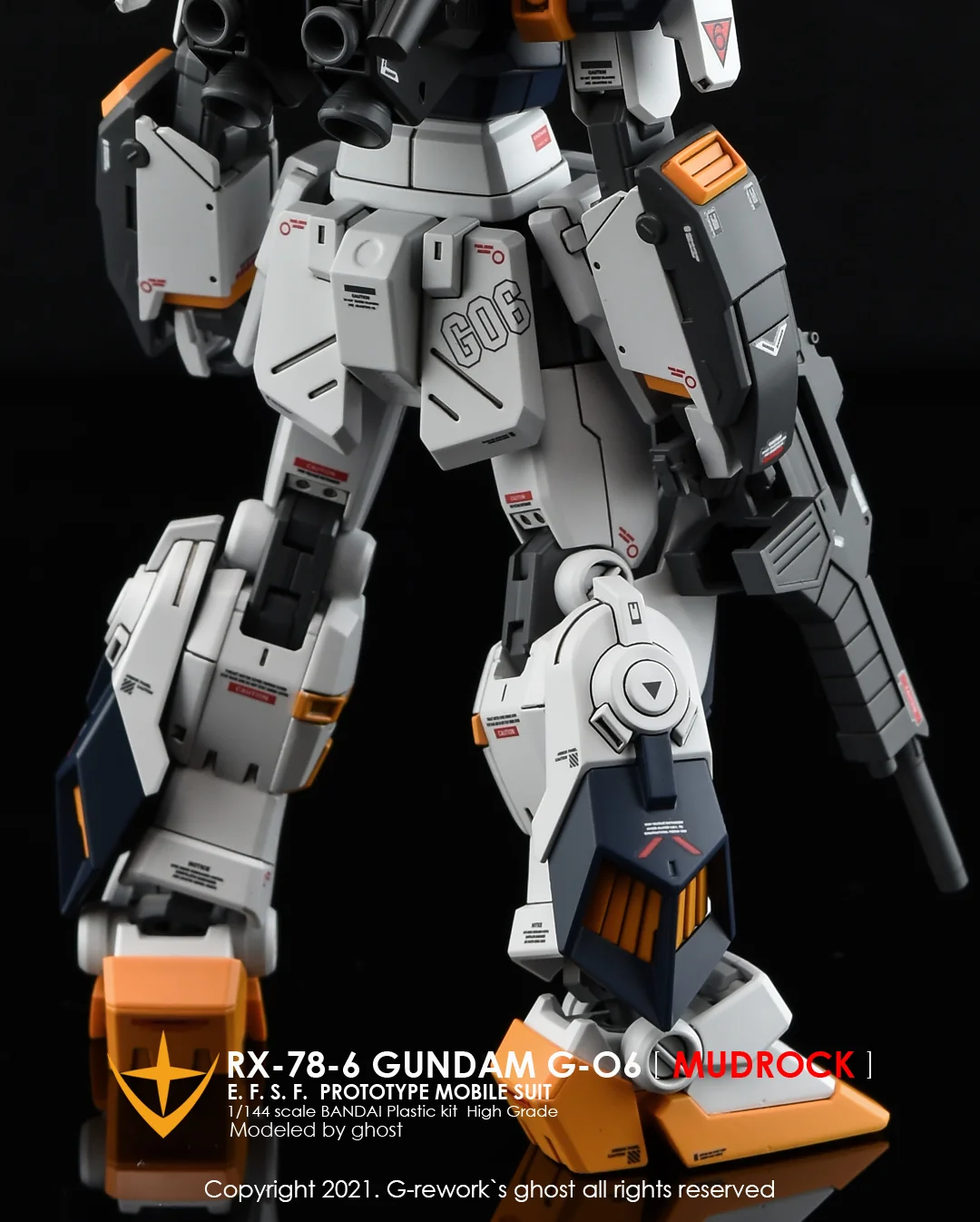 G-rework Decal HGUC PB Gundam Unit 6 (Mudrock) - Image 10