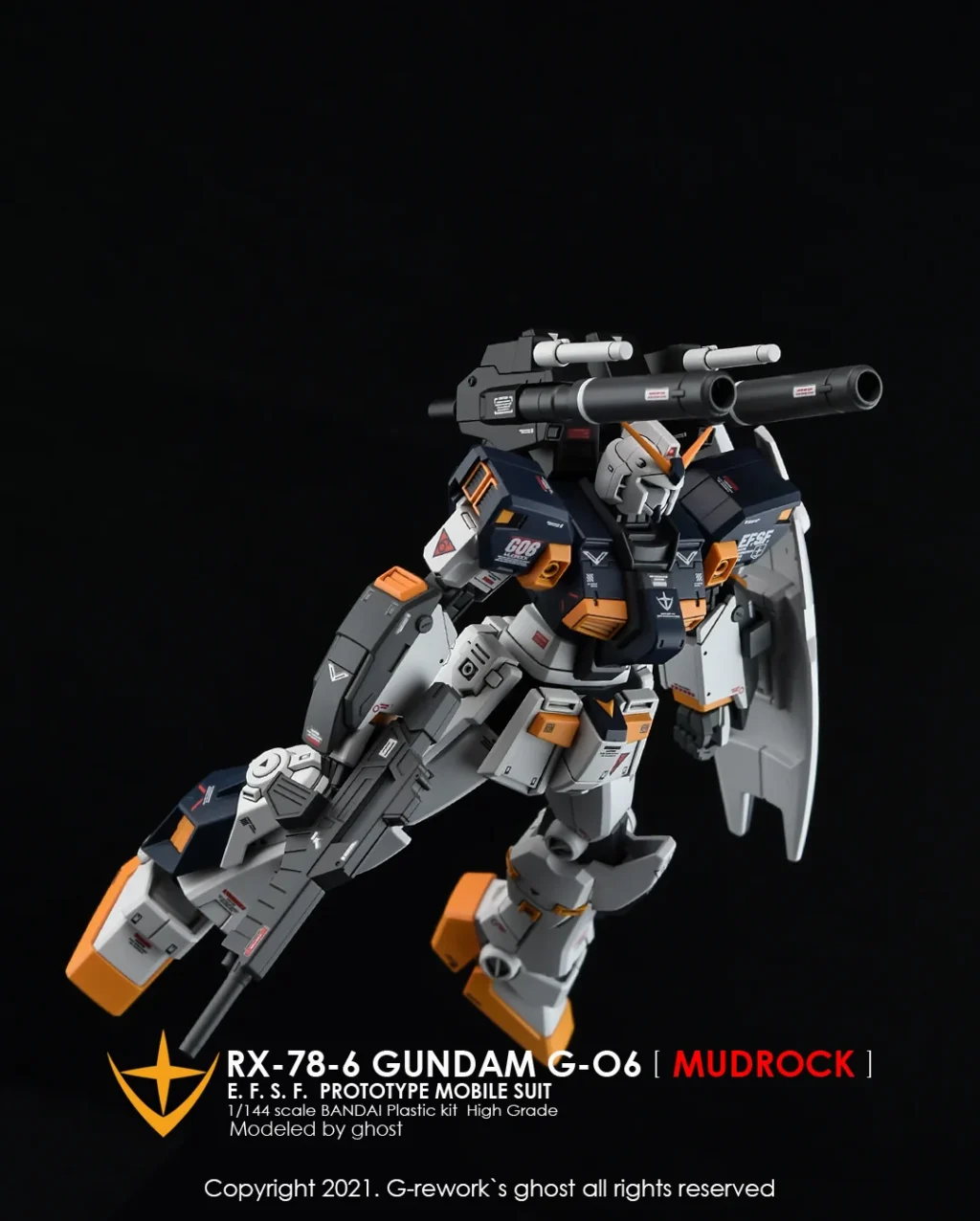 G-rework Decal HGUC PB Gundam Unit 6 (Mudrock)