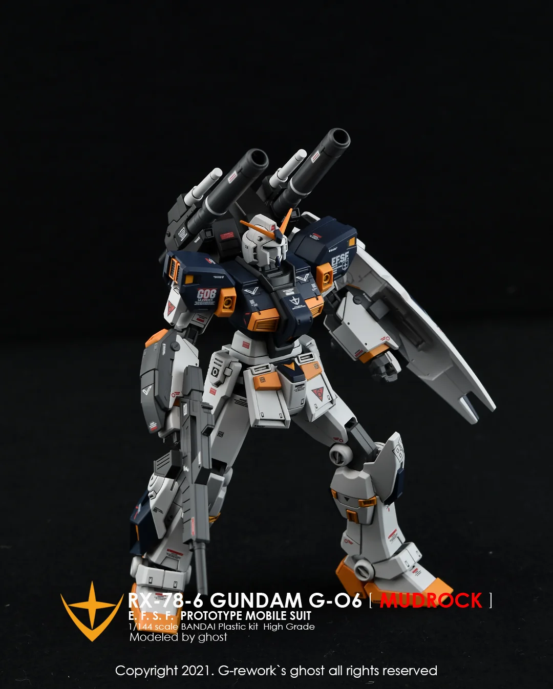 G-rework Decal HGUC PB Gundam Unit 6 (Mudrock) - Image 12