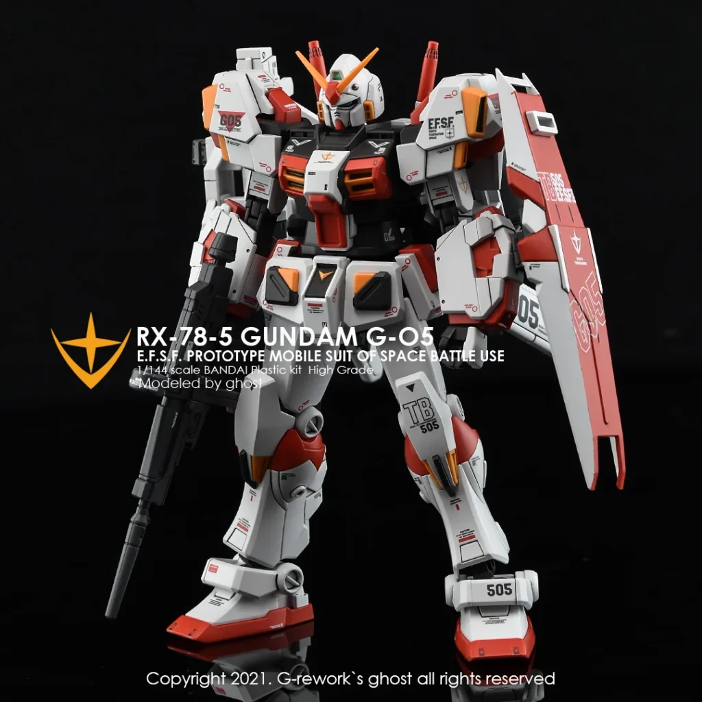 G-rework Decal HGUC PB Gundam Unit 5