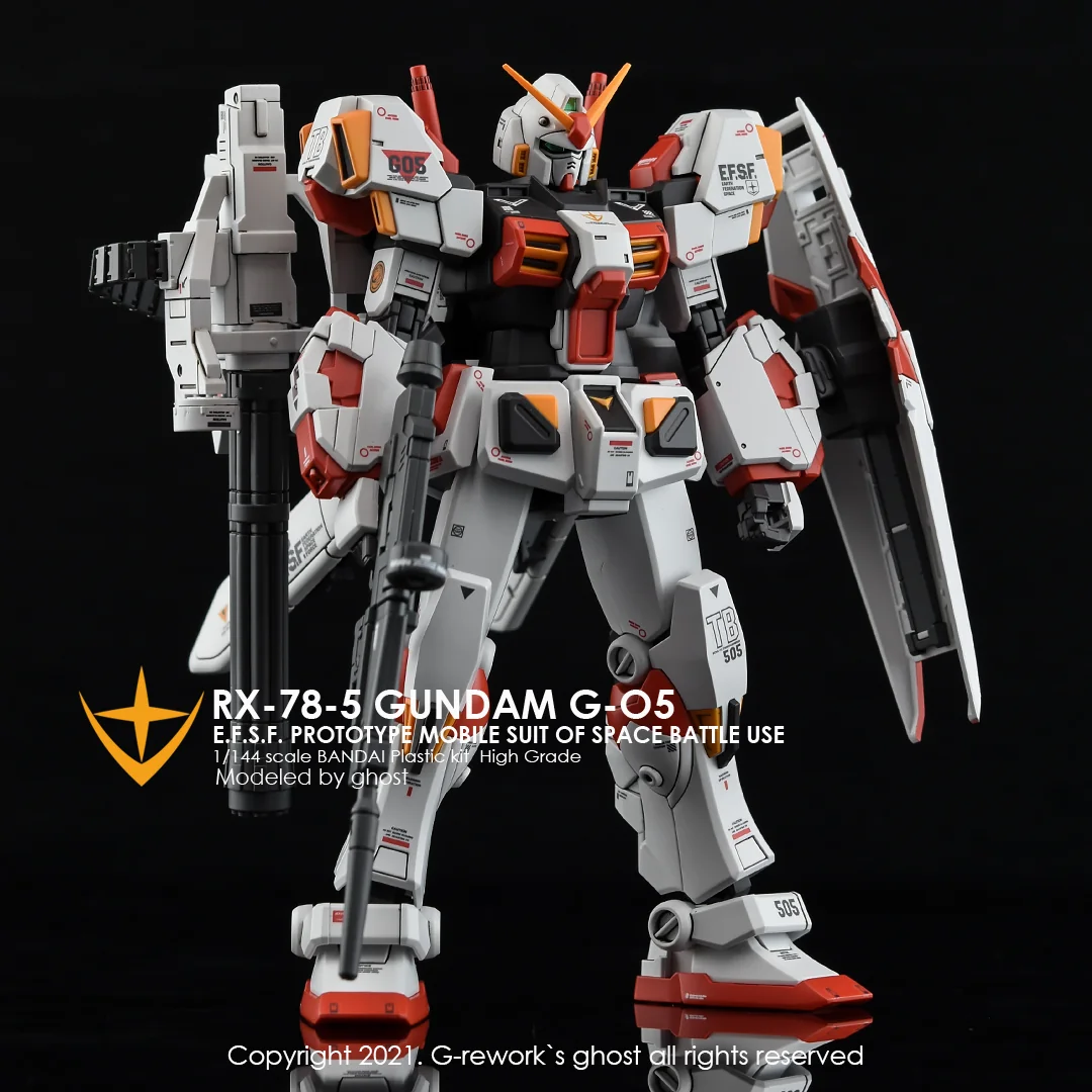 G-rework Decal HGUC PB Gundam Unit 5 - Image 2