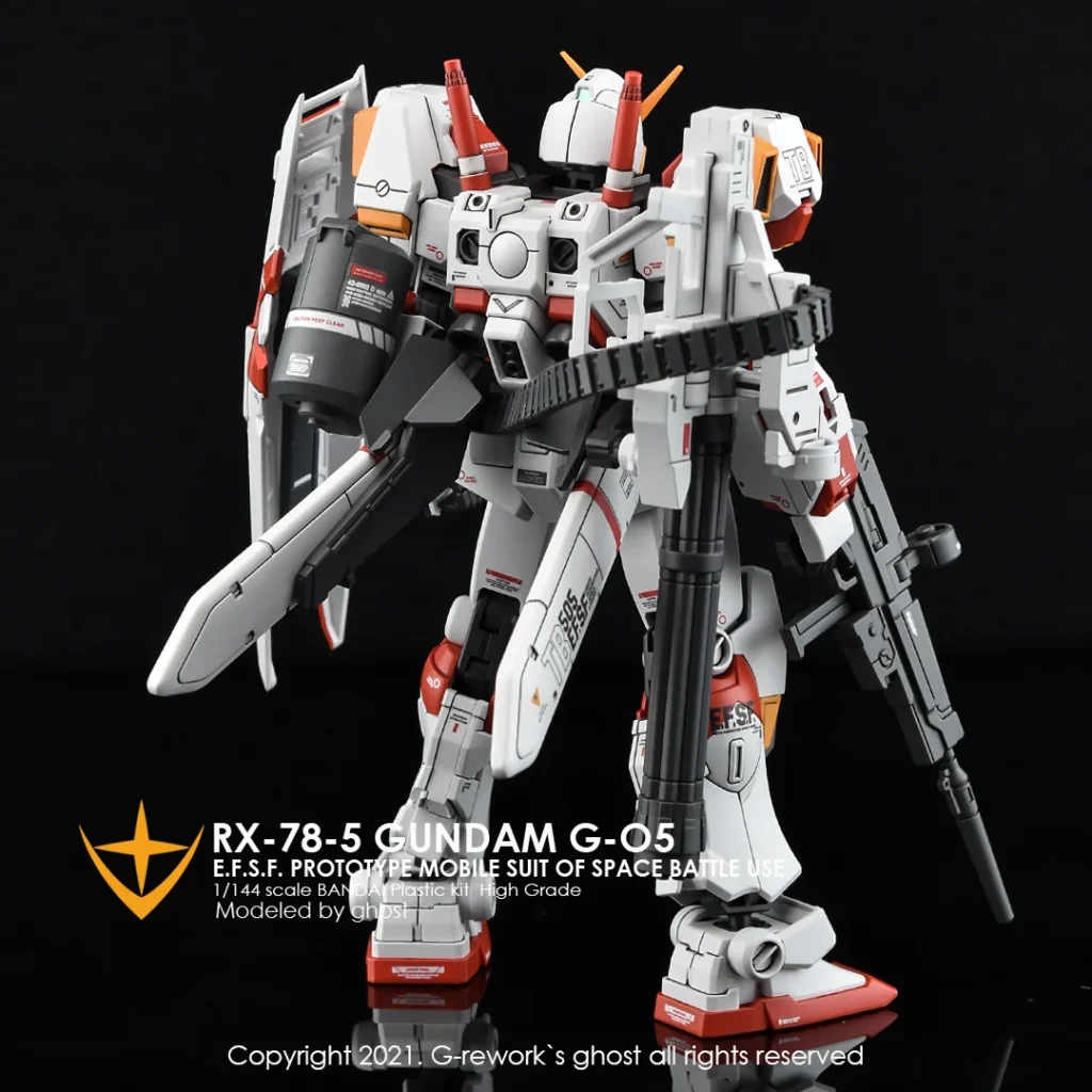 G-rework Decal HGUC PB Gundam Unit 5