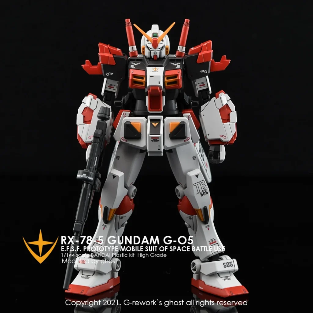 G-rework Decal HGUC PB Gundam Unit 5