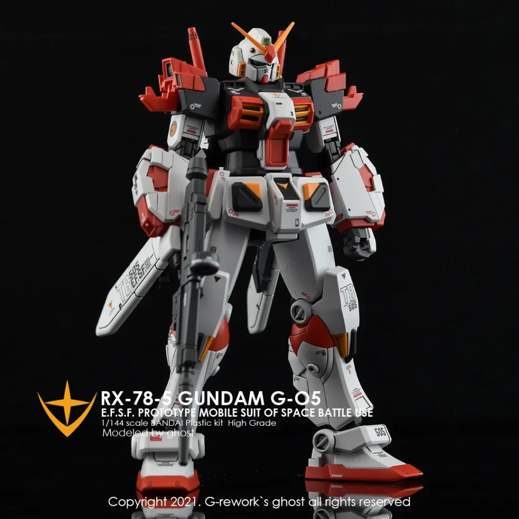 G-rework Decal HGUC PB Gundam Unit 5