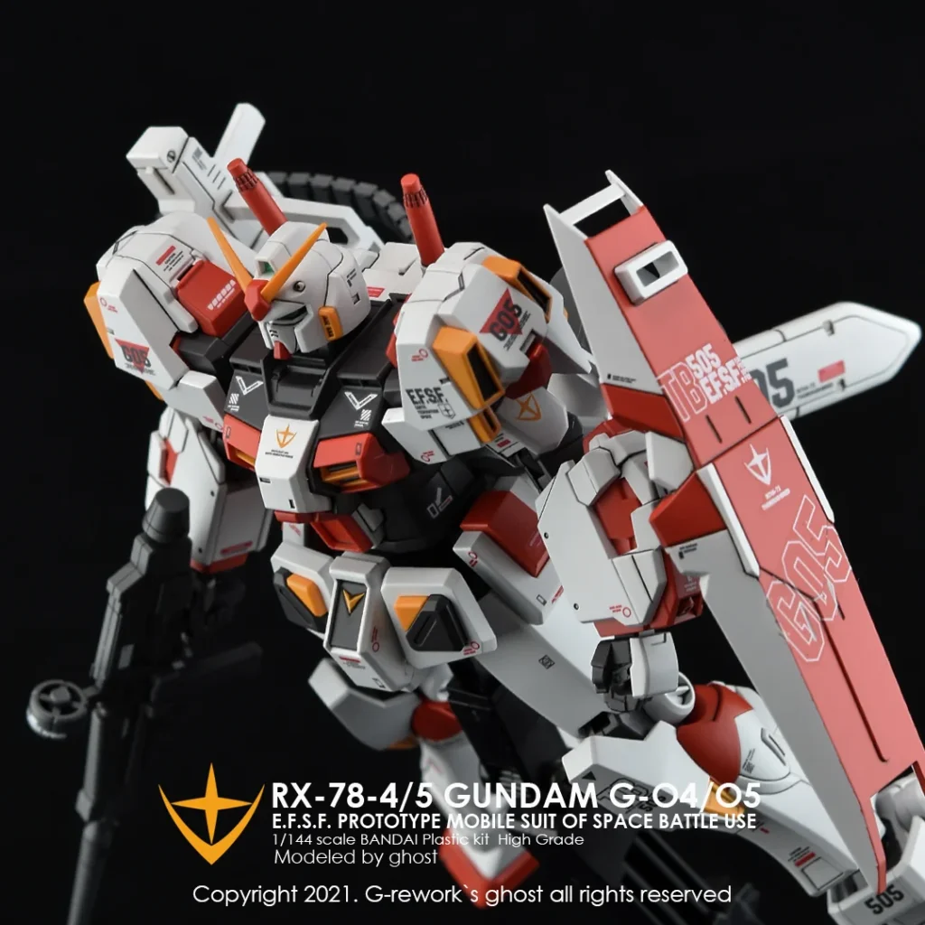 G-rework Decal HGUC PB Gundam Unit 5