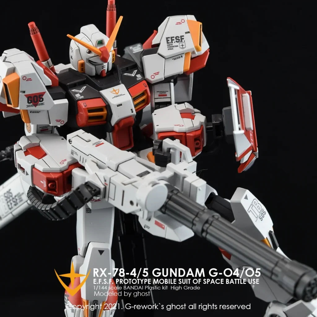 G-rework Decal HGUC PB Gundam Unit 5