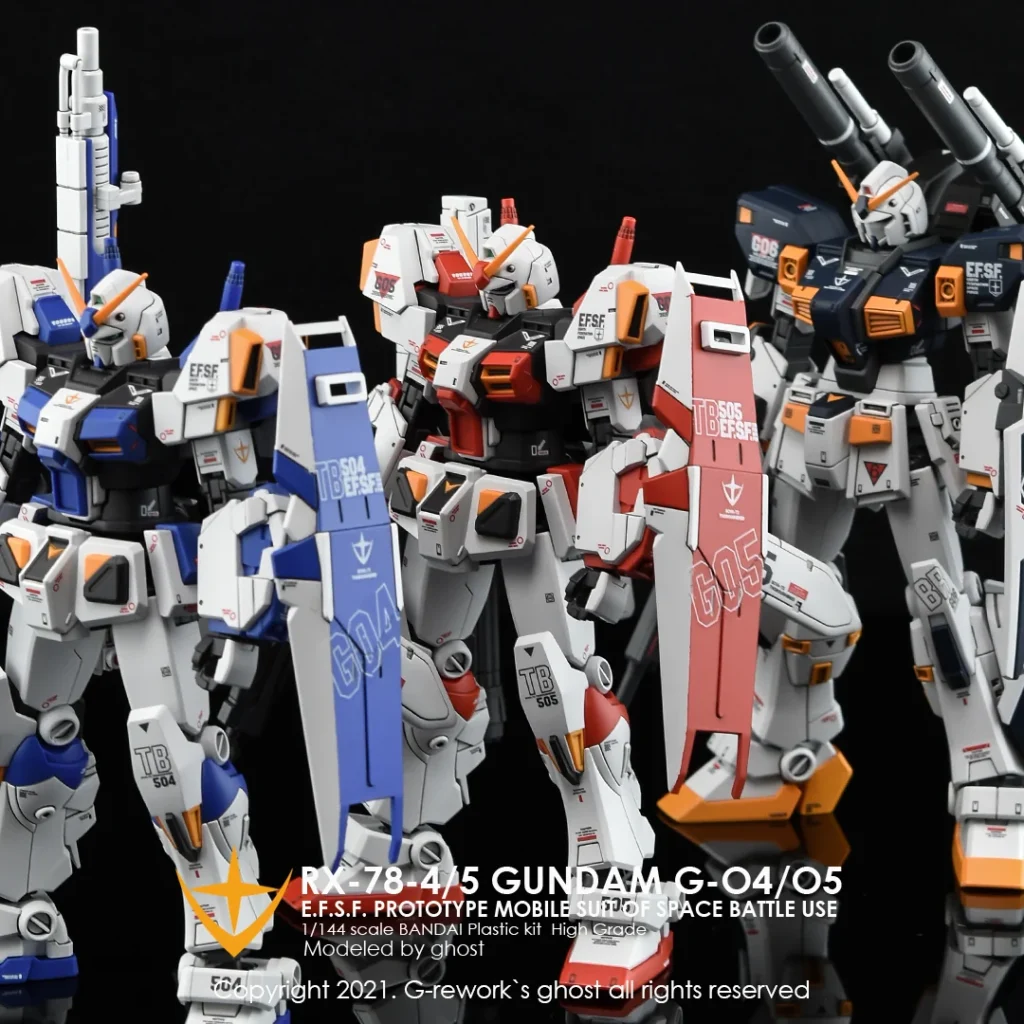 G-rework Decal HGUC PB Gundam Unit 5