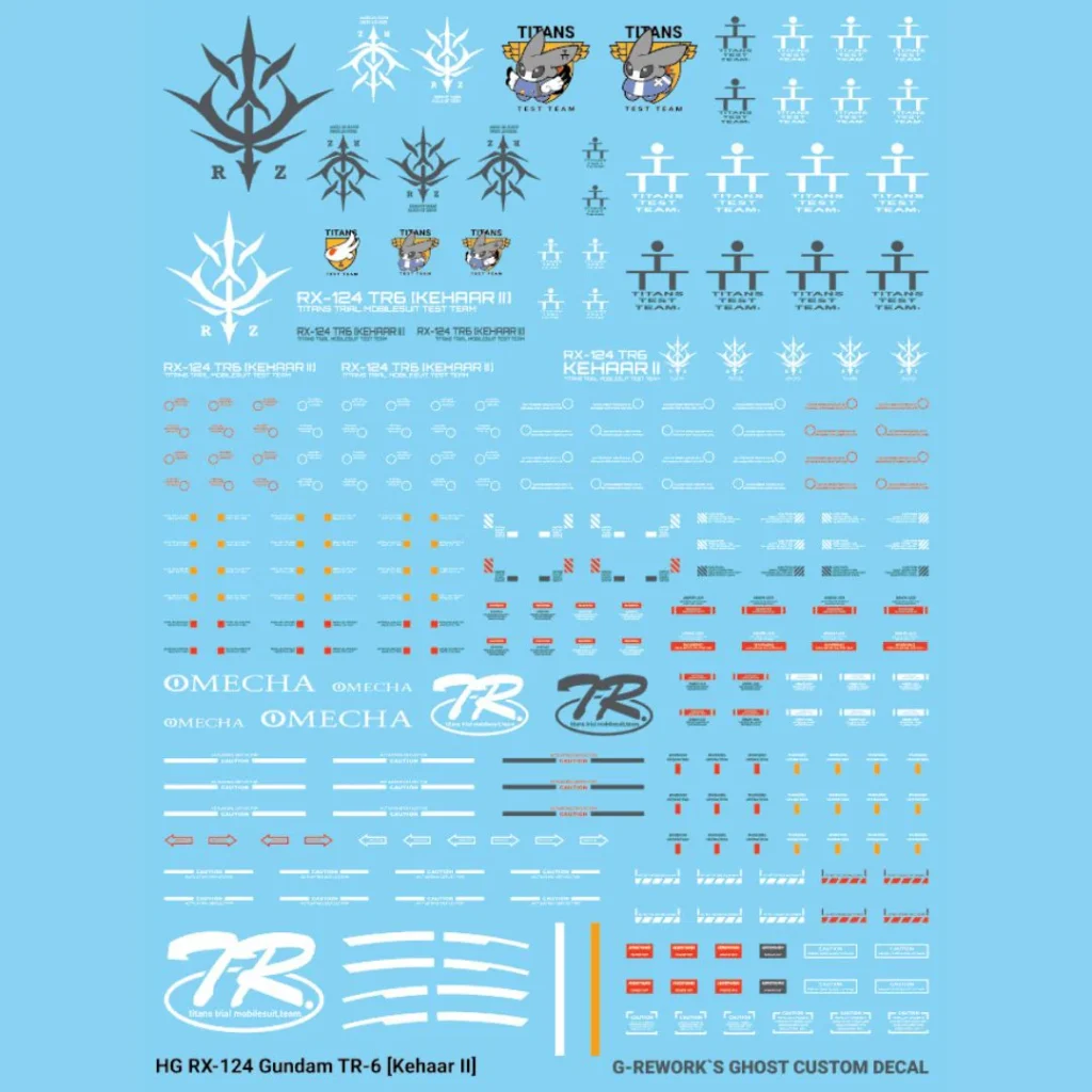 G-rework Decal HGUC PB Gundam TR-6 [Kehaar II]