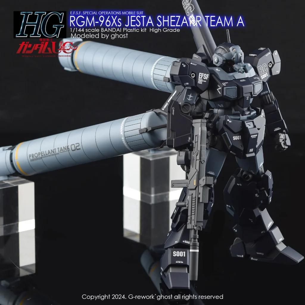 G-rework Decal HGUC PB Jesta (Shezzar Type, Team B & C)