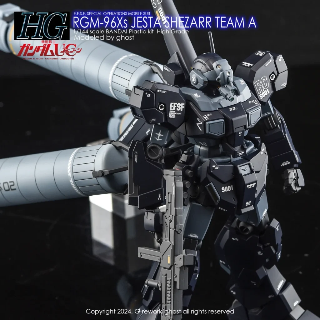 G-rework Decal HGUC PB Jesta (Shezzar Type, Team B & C)