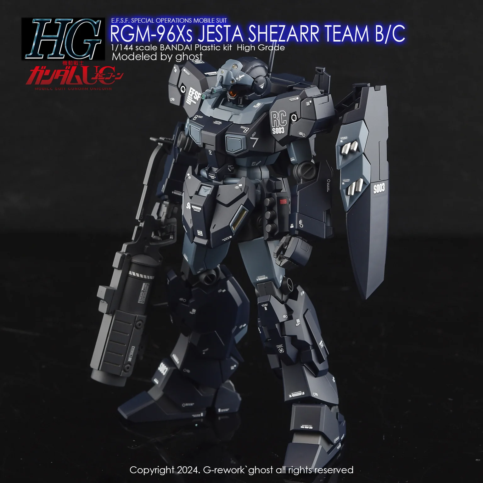 G-rework Decal HGUC PB Jesta (Shezzar Type, Team A) - Image 1